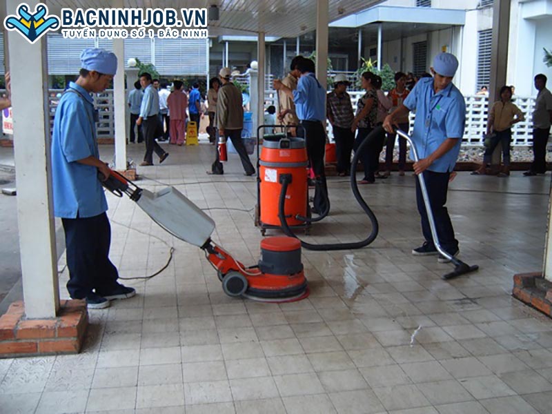 Tuyển công nhân vệ sinh công nghiệp tại Bắc Ninh
